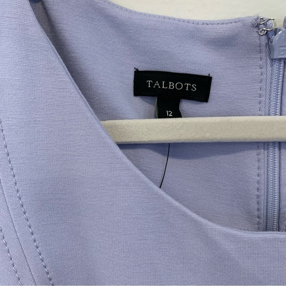 Talbots lavender a line sleeveless dress. Size 12 - Picture 3 of 9
